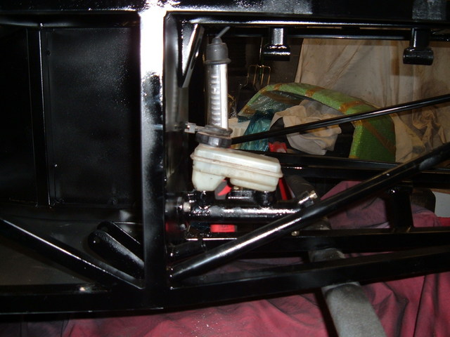 master cylinder in place